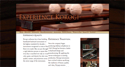 Desktop Screenshot of korogimusic.com